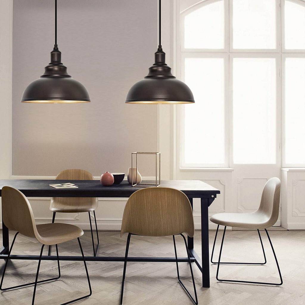 1 Pack Farmhouse Dome Pendant Lights Island Bronze