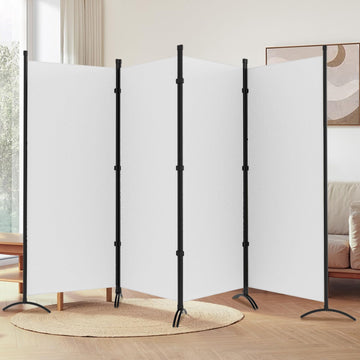 Room Divider, 6FT Tall Folding Partition Room Dividers 4 Panel, Portable and Freestanding Room Divider Screen Wall