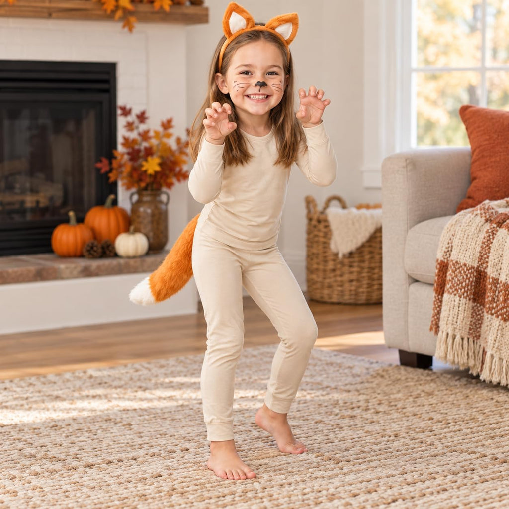 Kids Boys Girls Soft Piece Solid Long Sleeve Shirt and Pants Set