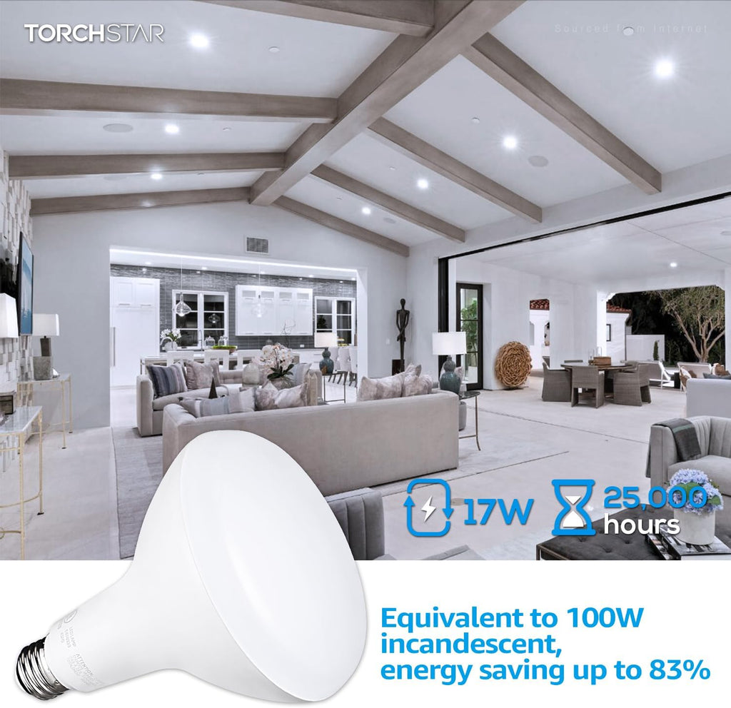BR40 LED Light Bulbs Indoor Flood Light Bulbs 5000K