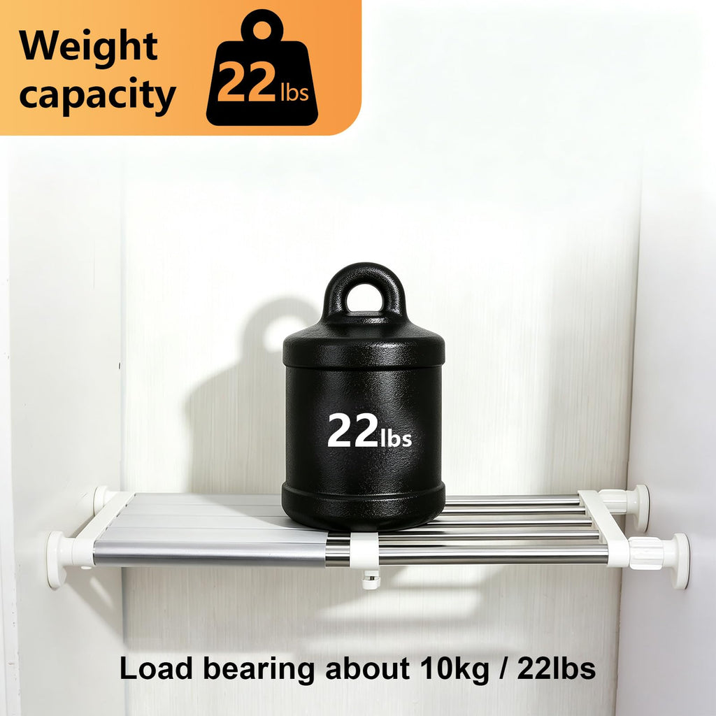 Tension Closet Shelf, Adjustable Storage Rack Separator