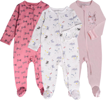 Baby Cotton Footed Pajamas Long Sleeve Sleeper