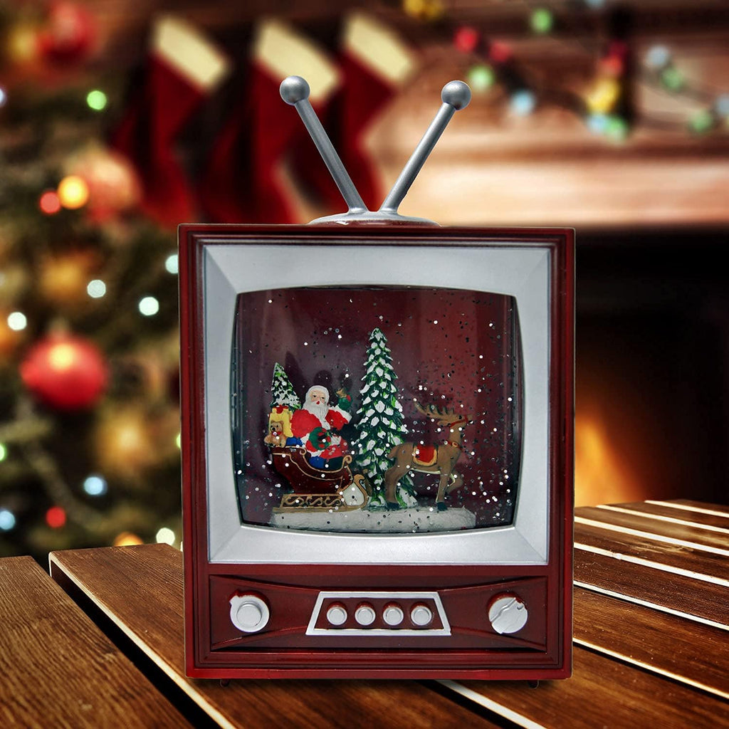 The San Francisco Music Box Santa in Spinning Water Television