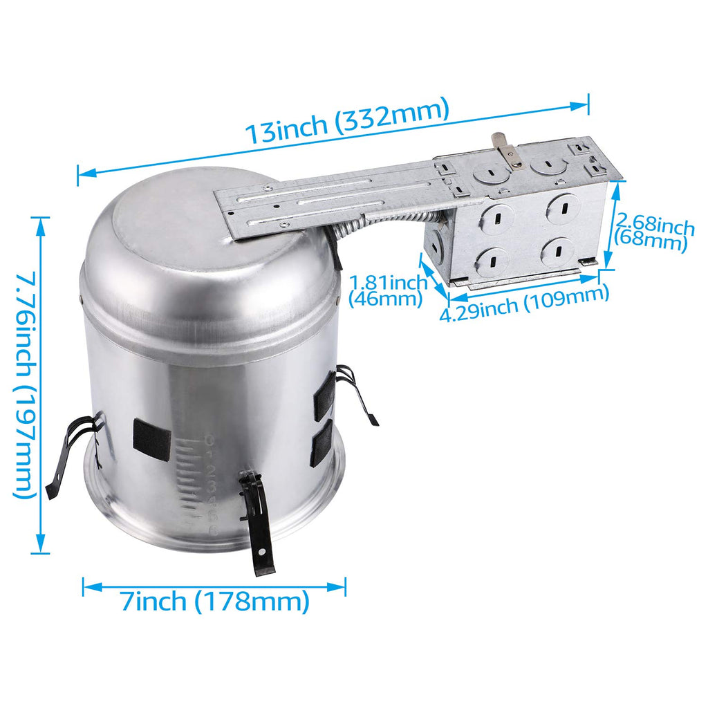 6 Inch Remodel Recessed Light Housing