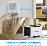 Crawl Space Dehumidifier with Drain Hose, 80 Pint Commercial Dehumidifier for Basement, Home Use, Water Damage