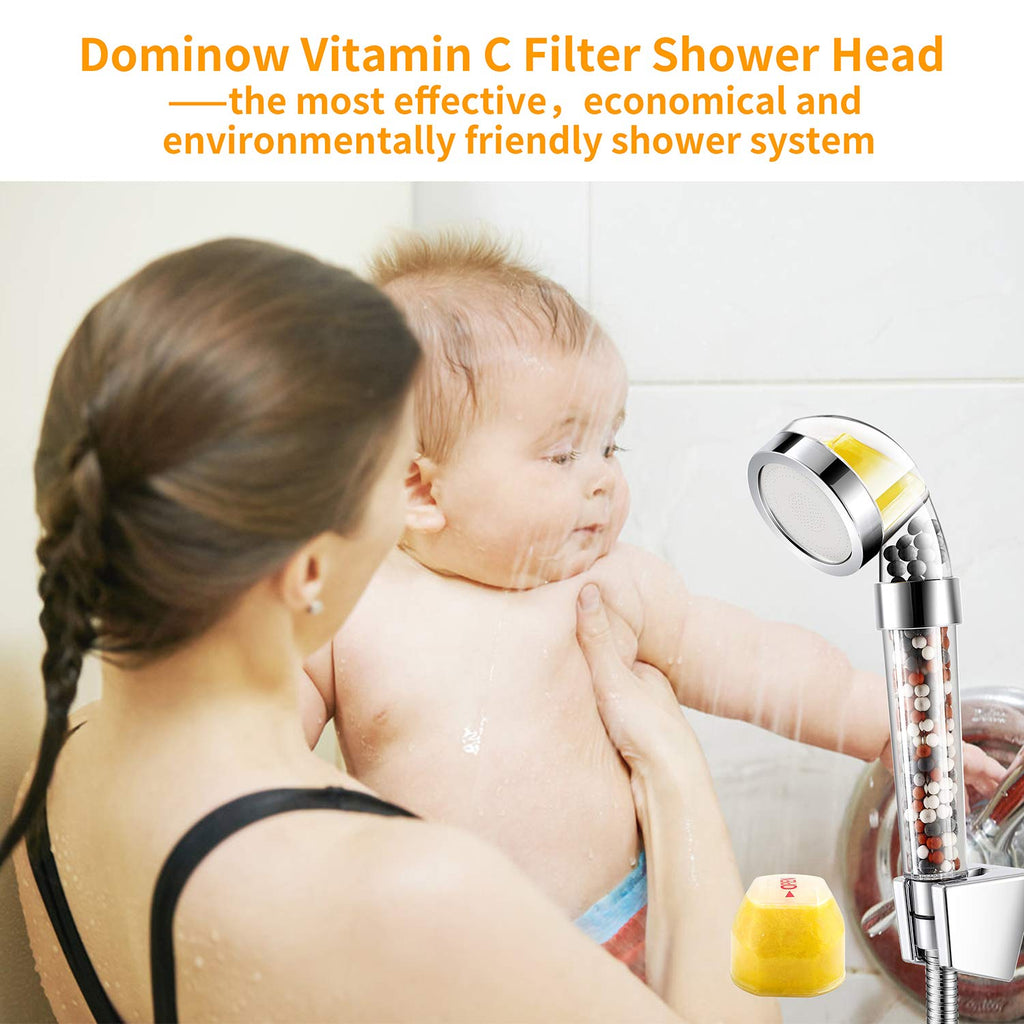 Vitamin C Shower Head with Handheld, High Pressure Shower Head with Filter