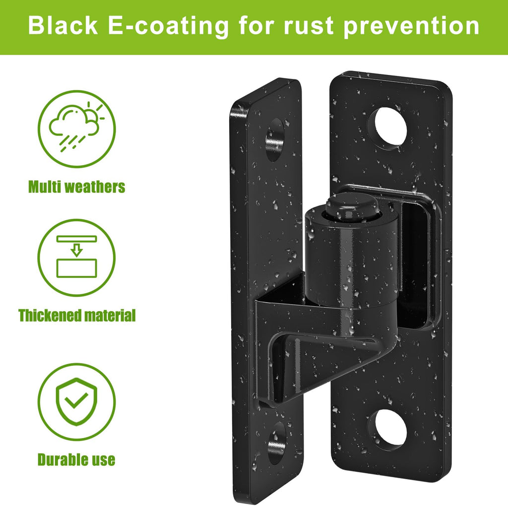 4.9" Heavy Duty Gate Hinges, Wall Mount Female Male Hinges