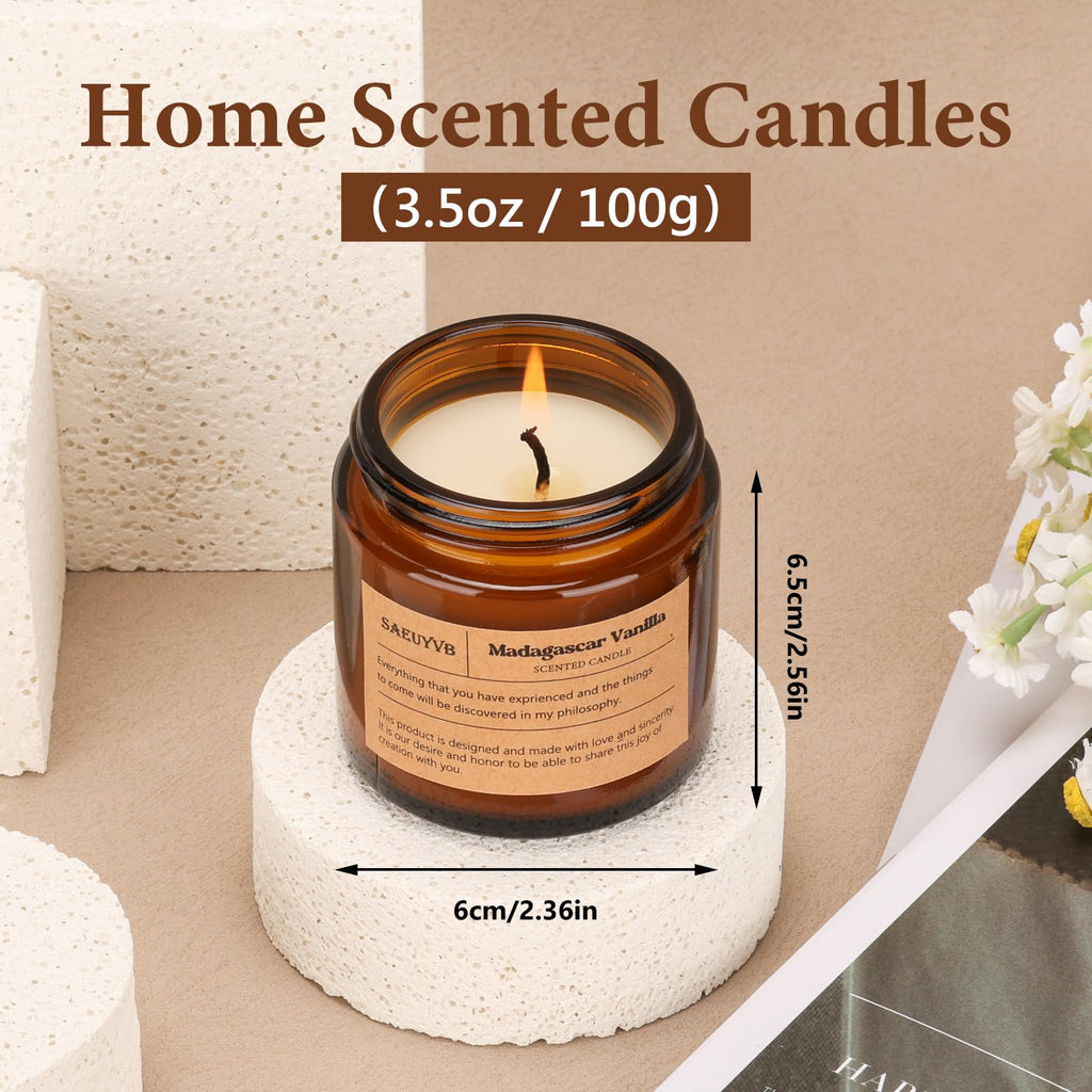 12 Pack Scented Candles Gift Set, Natural Soy Aromatherapy