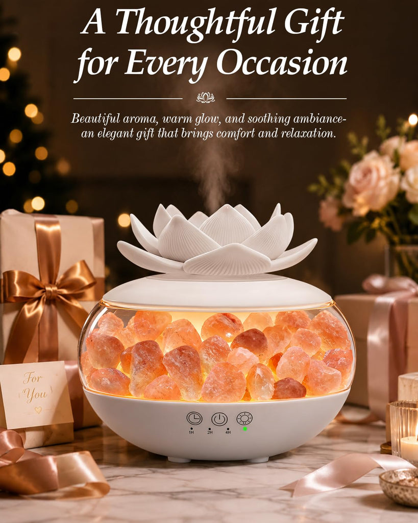 Essential Oil Diffuser with Himalayan Salt Rocks