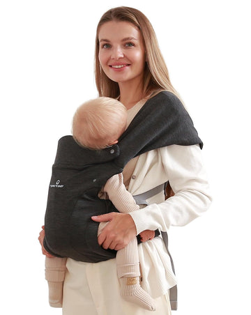 Carrier Newborn to Toddler - Ergonomic and Cozy Infant Carrier With Lumbar Support for 7-25lbs, Easy Adjustable