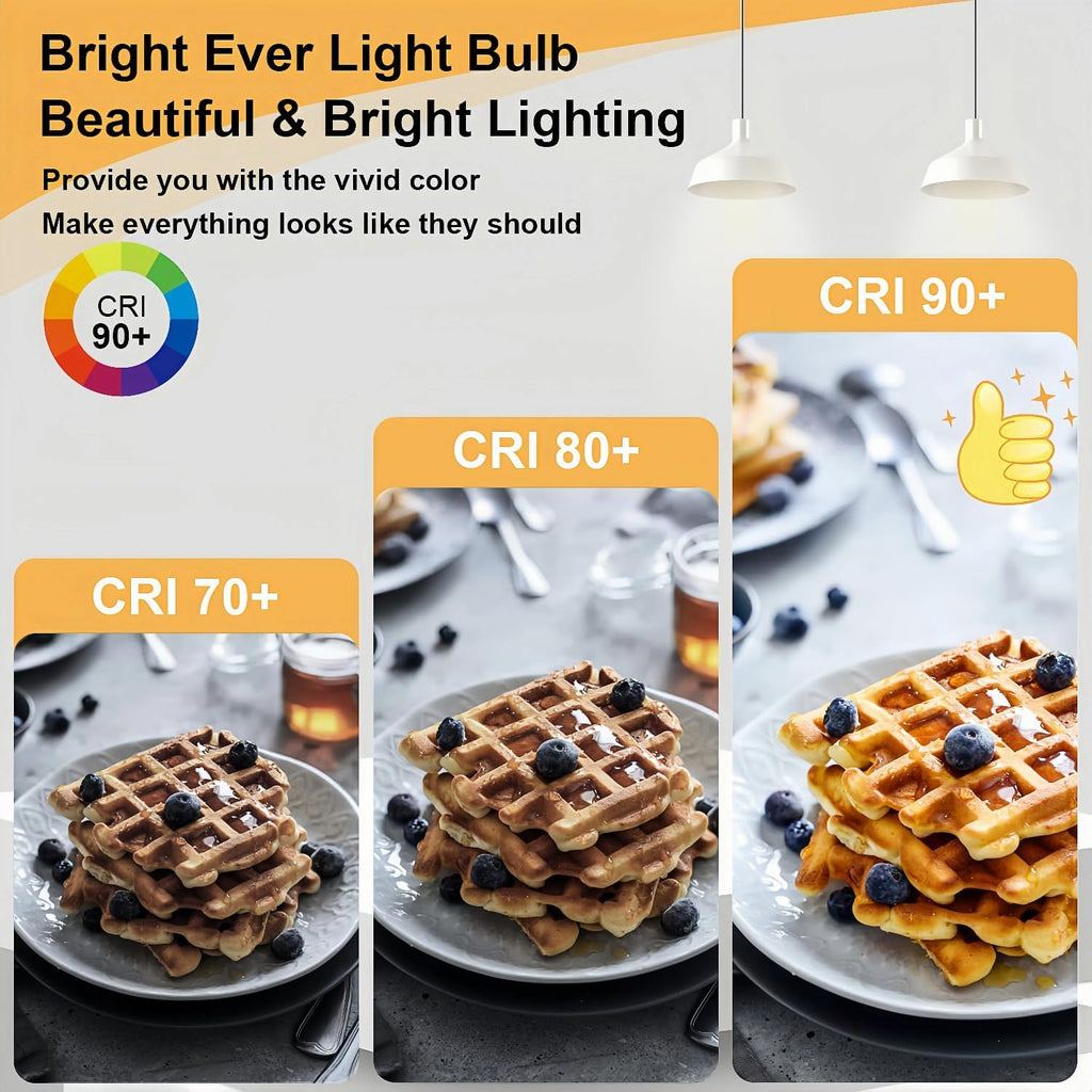 Frosted Glass G25 Globe Light Bulbs 60w Eq, Moisture Resistant G25 Dimmable LED 6W 450LM 2700K 6PCS with 360° Beam