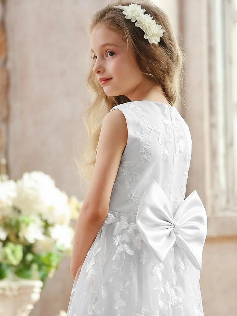 Lace A-Line Flower Girl Dress