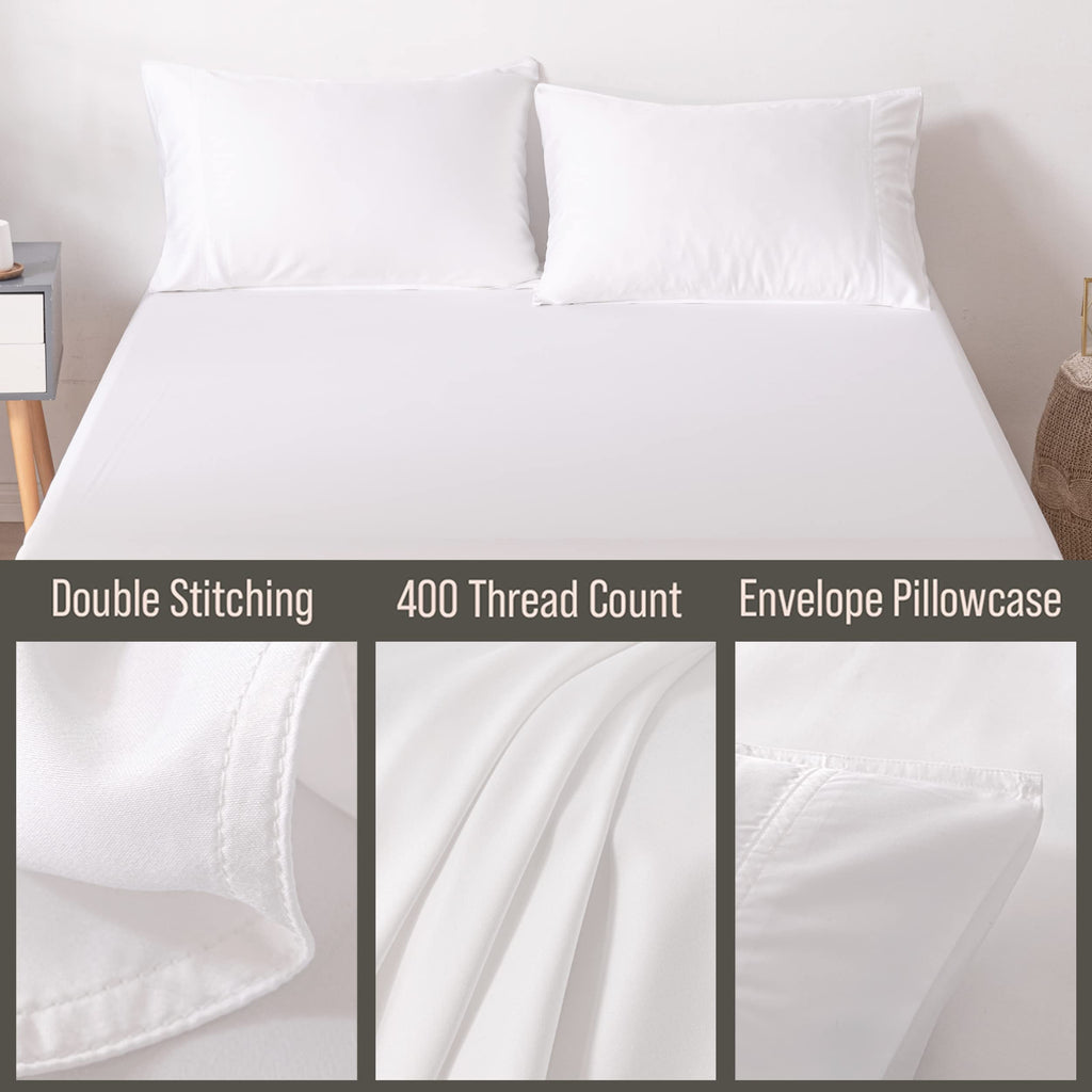 Bella Coterie | Luxury Bamboo Viscose Queen Size Pillowcase Set
