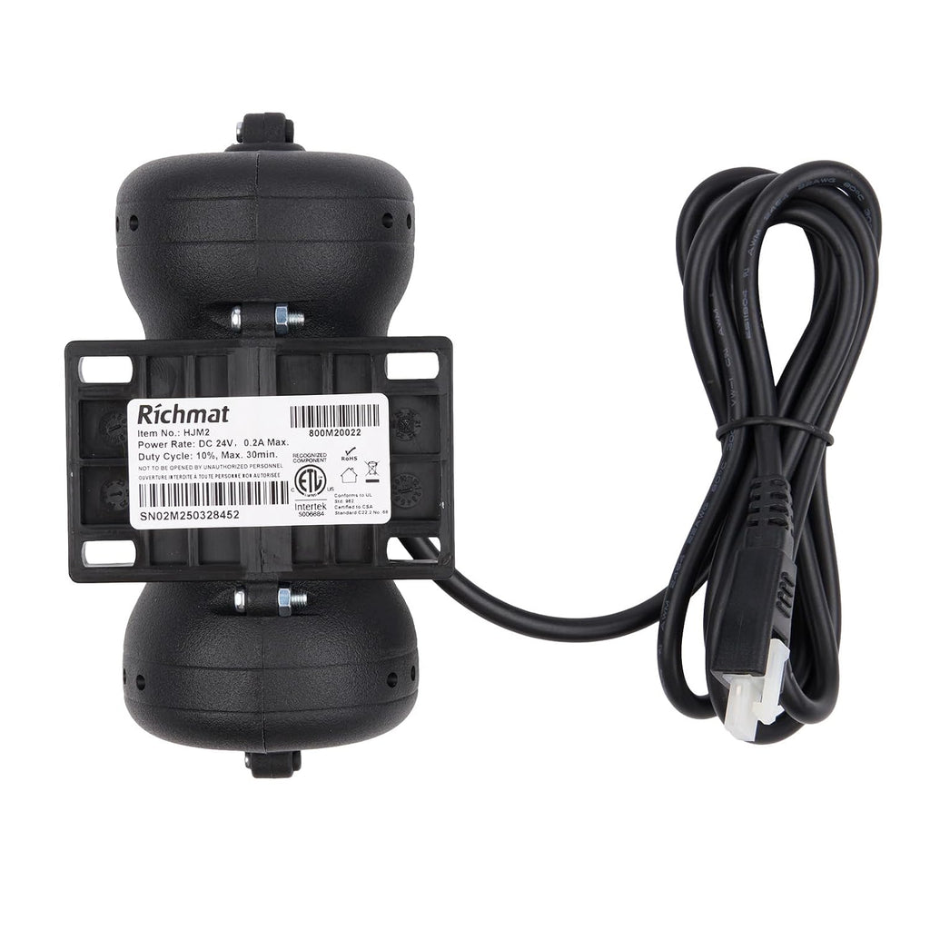 Plastic 2 Pin Plug HJM2 Massage Motor for Adjustable Bed Bases Vibration Motor Works for Head and Foot