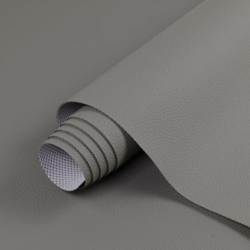 Waterproof Soft Leather Material 55"×360" Gray