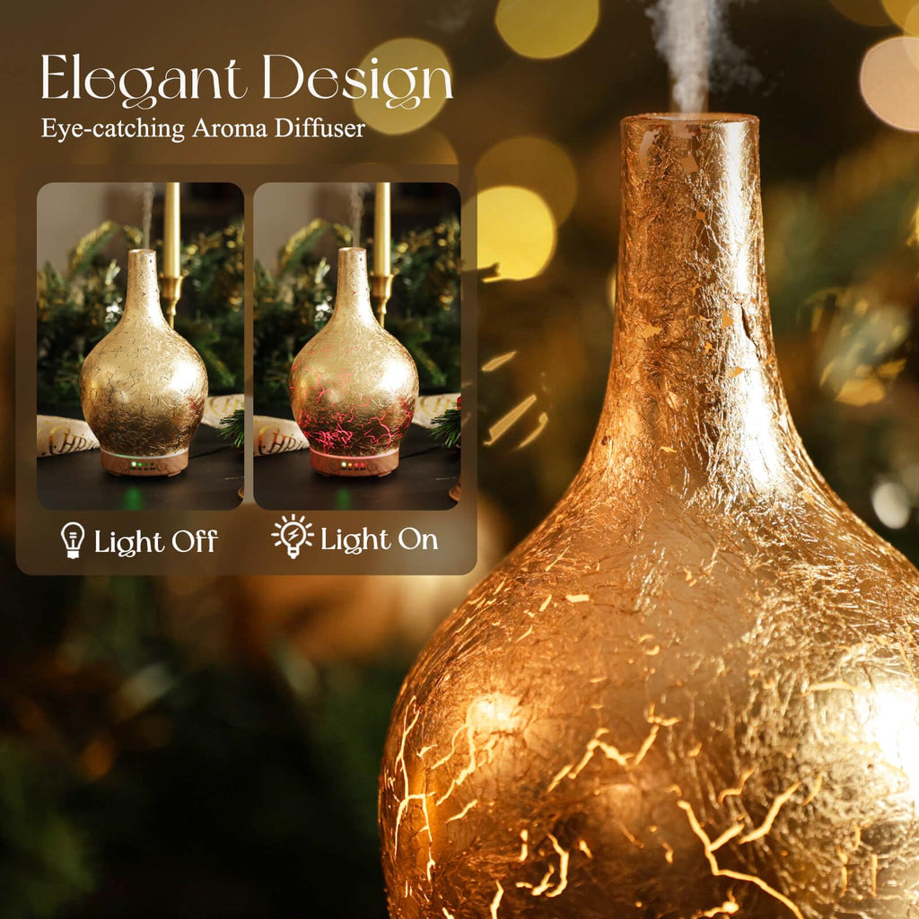 150ml Handmade Essential Oil Diffuser 6H Runtime