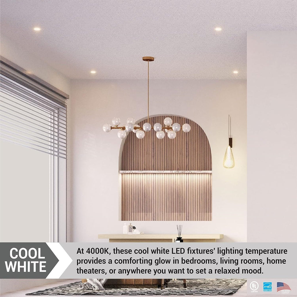 PAR30 LED Bulb Long Neck Flood Light Dimmable 9W (75W Equivalent) 850 Lumen E26 Standard Medium Base 4000K Cool White
