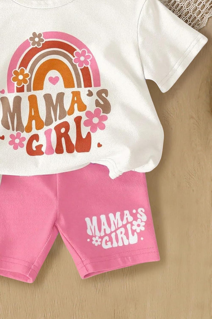 Infant Toddler Baby Girl Clothes Outfits,2 Pieces Cute Summer Short Sleeves T-Shirt Tops+Shorts Set