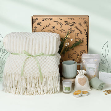 Get Well Soon Gift Basket- Relaxation, Birthday, Mothers Day /Self Care Package, After Surgery recovery, Sympathy Gift
