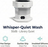 Portable Folding Washing Machine, 12L Mini Washer for Baby Clothes, Underwear, Delicates - Foldable, Quiet