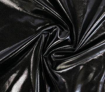 Spandex Fabric Metallic Black / 60" Wide/Sold by the Yard