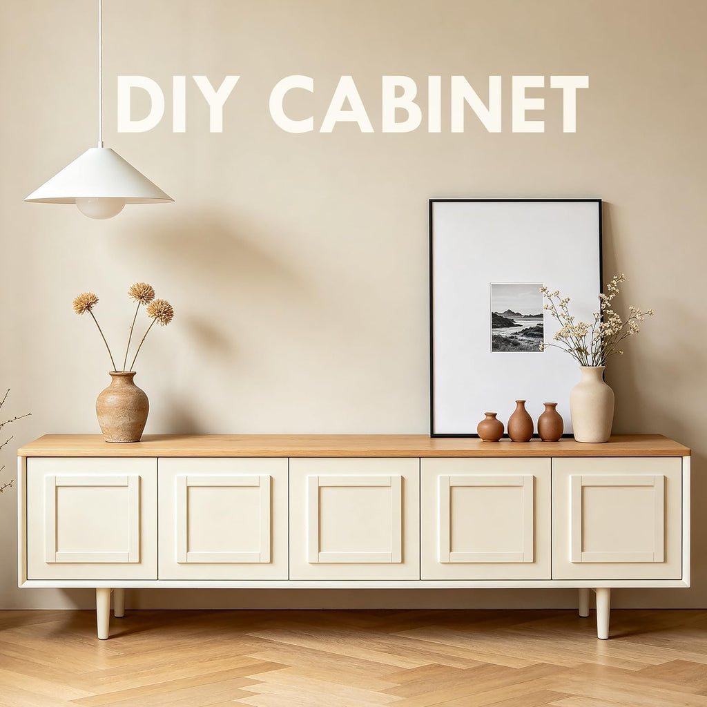 1 Set 94.5in X 47.2in MDF Board and Batten Wall Panel Kit