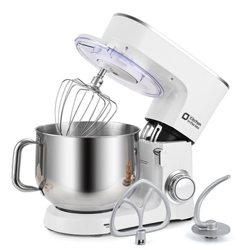 Stand Mixer 8.5 QT, 900W Heavy Dough Mixer White