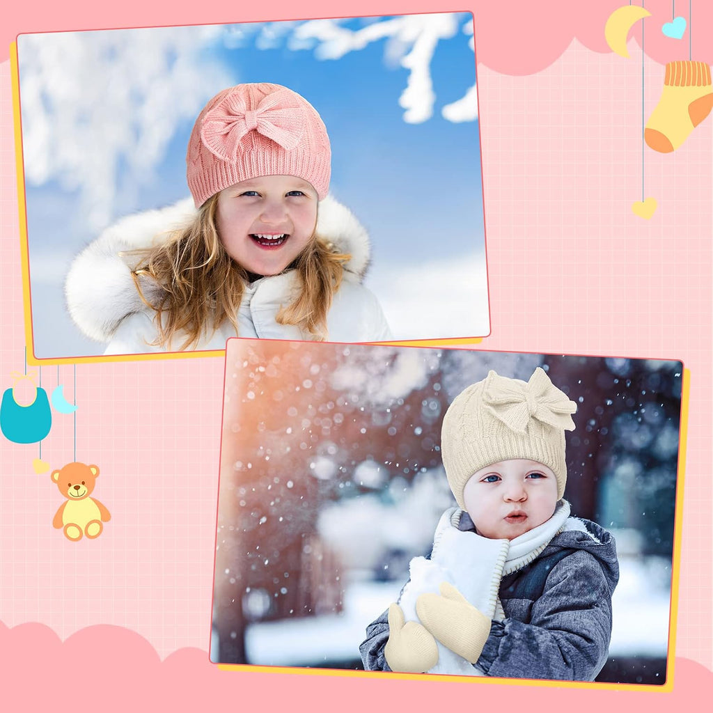 3 Set Toddler Hat Glove Set