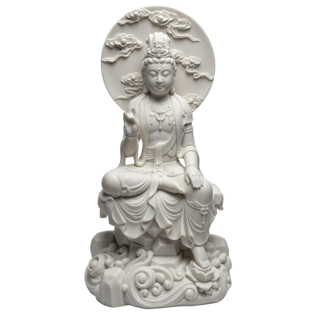 Kwan Yin Statue, Buddha, Sculpture, 8 Inch