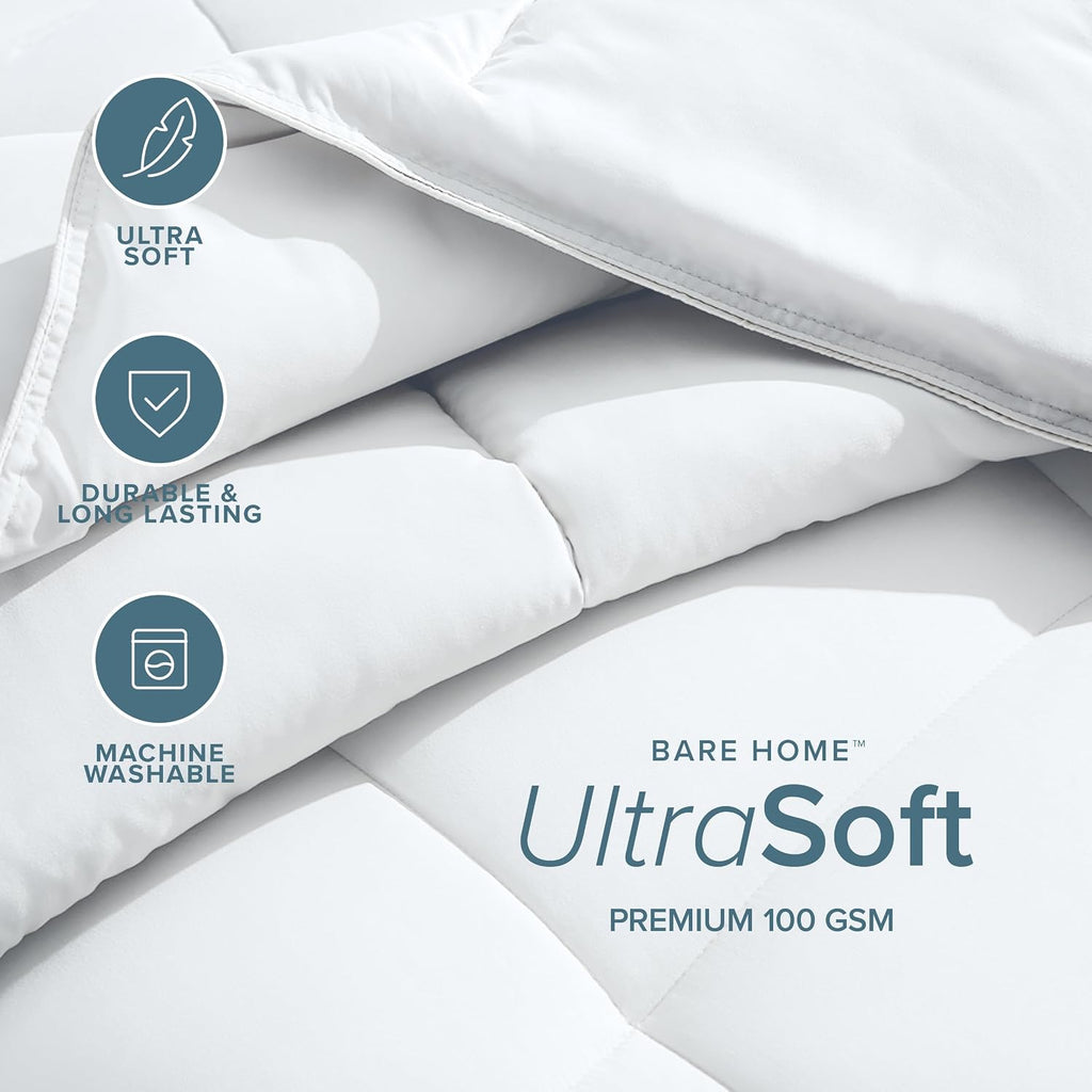 Duvet Insert Comforter (Twin/Twin XL, White)