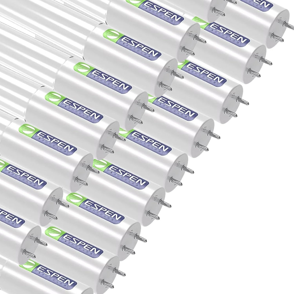 25 Pack 4FT LED T8 Type B Light Tube, Ballast Bypass, Internal Driver, 14W, 1800 Lumens, 3500K/4000K Options, Glass
