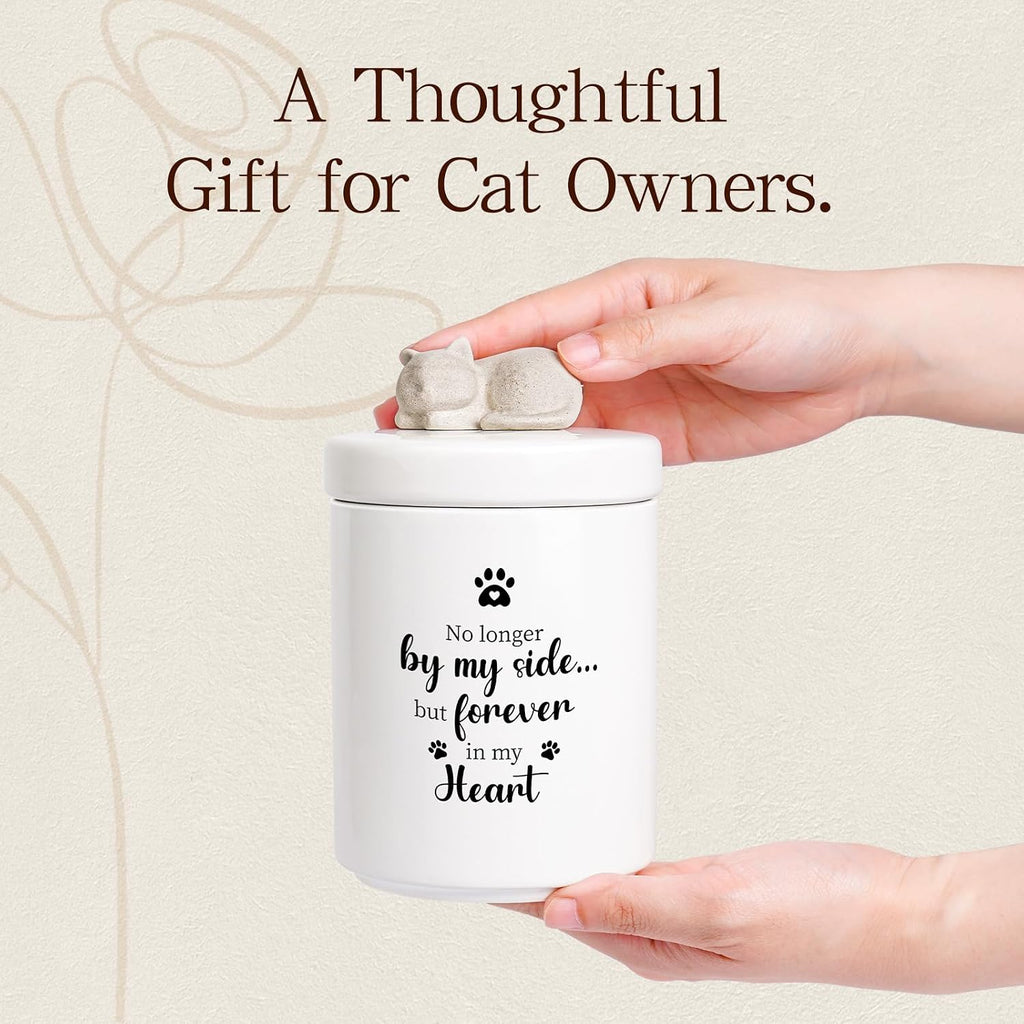 Cat Urns for Ashes, Pet Memorial, Up to 45lbs