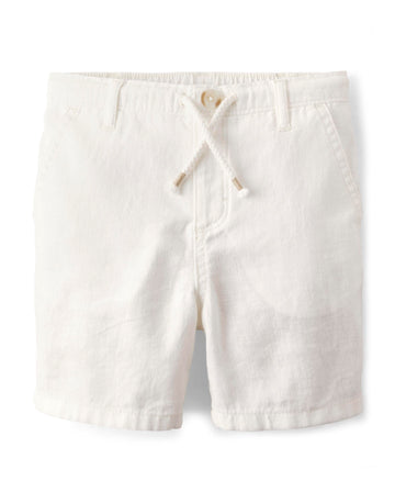 And Toddler Pull on Shorts,Simply White