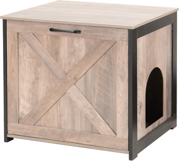 Cat Litter Box Enclosure, Hidden Litter Box Furniture, 23.6 Inches