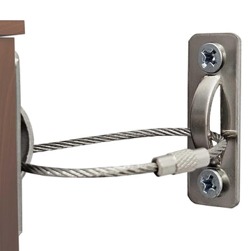 6 Sets Anti Tip Furniture Anchors for Baby Proofing, Earthquake Straps, Furniture Secure to wall Anchors, Childproof