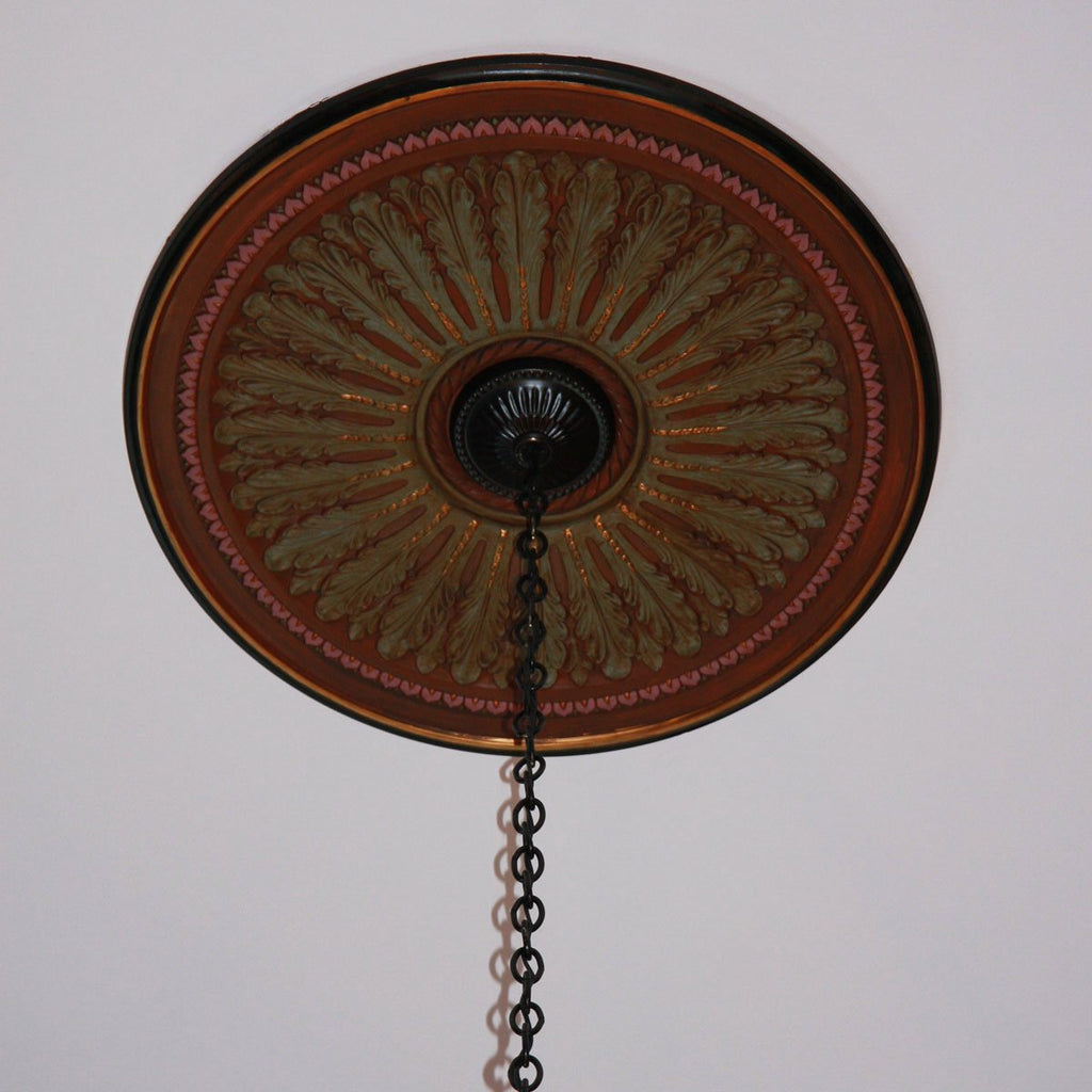Ceiling Medallion, 29-1/8" x 3-5/8" x 1", Ultra Pure White