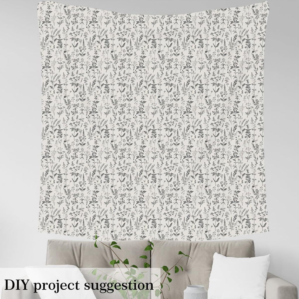 Floarl Upholstery Fabric by The Yard Soft 1 Yards