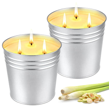 Citronella Candles Outdoor, 34OZ Large Citronella Candle Garden
