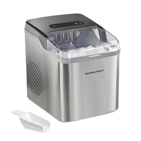 Bullet Countertop Ice Maker Machine, Makes 26 Lbs/Day, 9 Cubes Every 6 Minutes, Self-Clean Function , Makes 2 Sizes