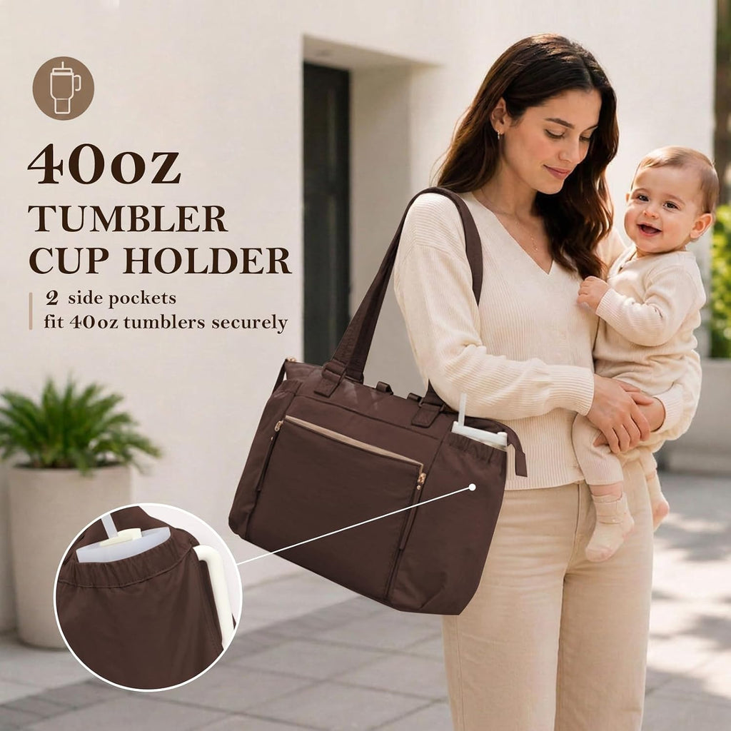 Diaper Bag Tote with Changing Station Convertible Diaper Bag Backpack Tote pañaleras para bebe Large Baby Bag