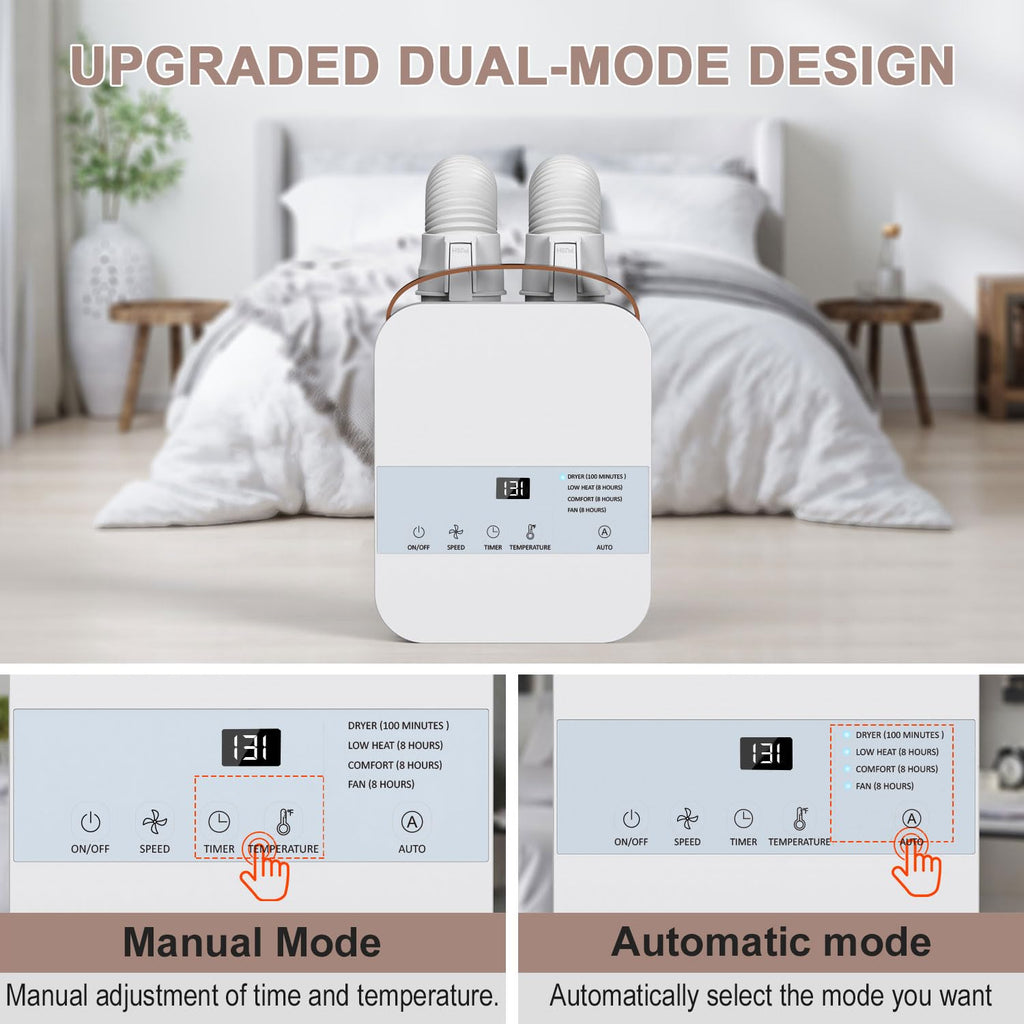 Portable Blanket Warmer, Comfortable Warm Air for Beds, Sweat Drying, Coping with Climate Changes, All Seasons, with
