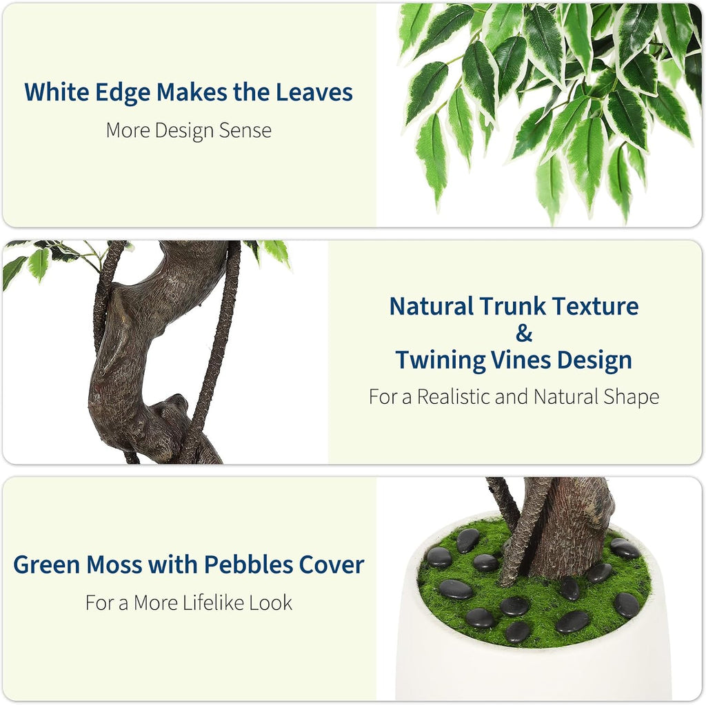 4ft Artificial Ficus Tree Decor Indoor