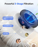 Air Purifiers for Bedroom Home, HEPA Air Purifier for Home Pets with Fragrance Sponge for Smoke Dust