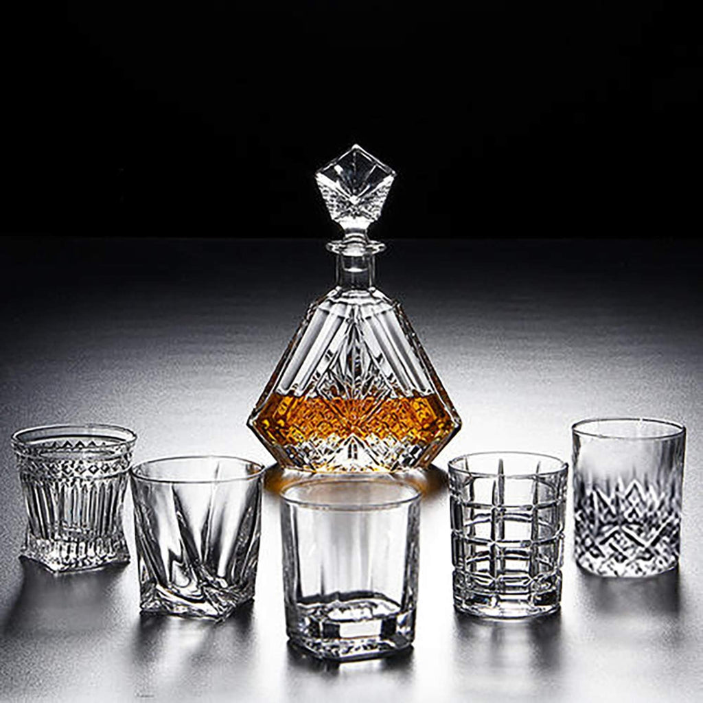 Premium 10, 11 OZ Scotch Glasses - Old Fashioned Whiskey Glasses/Style Glassware for Bourbon/Rum/Bar Tumbler Set of 6
