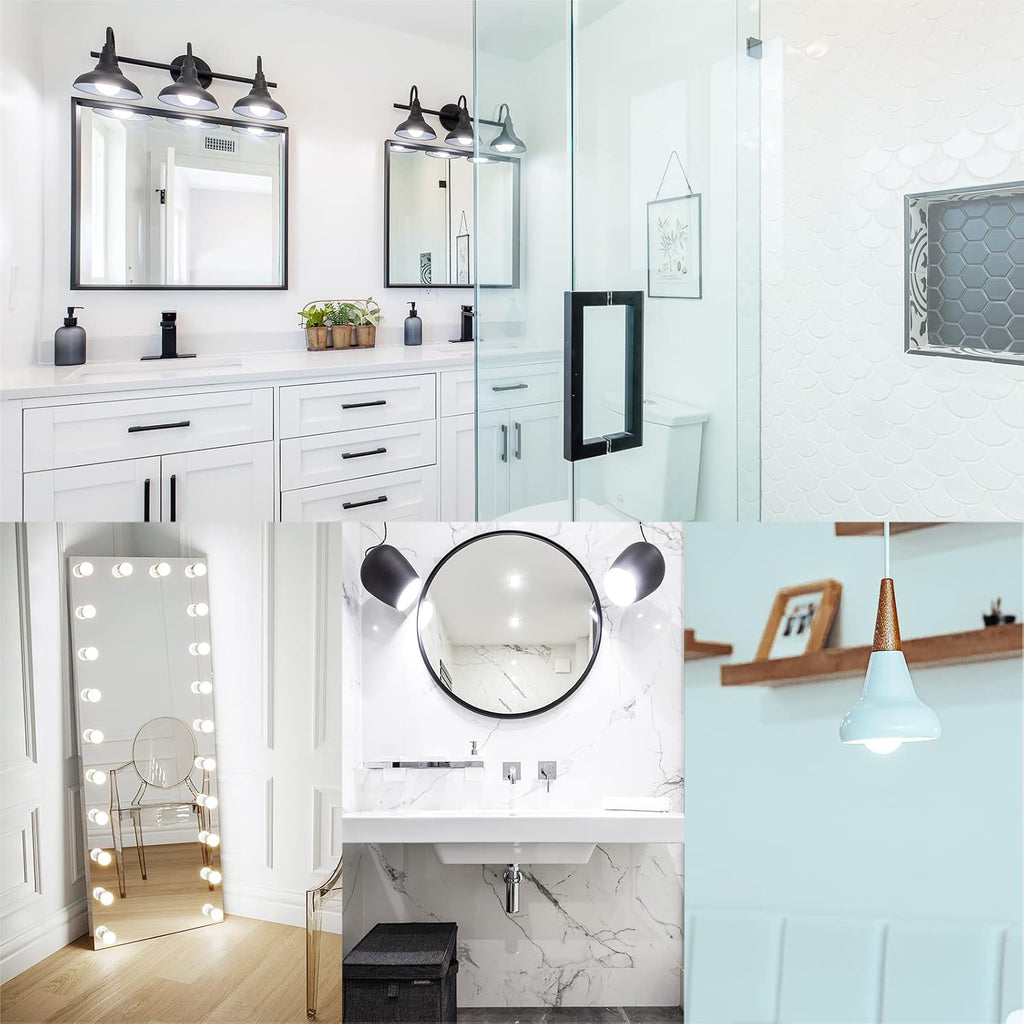 Bathroom Vanity Light Bulbs, 60W Equivalent, E26 Base, Daylight