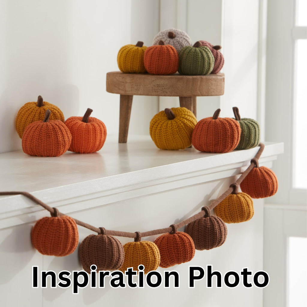 Mini Knit Pumpkins Set of 5 (MIni Autumn Set)