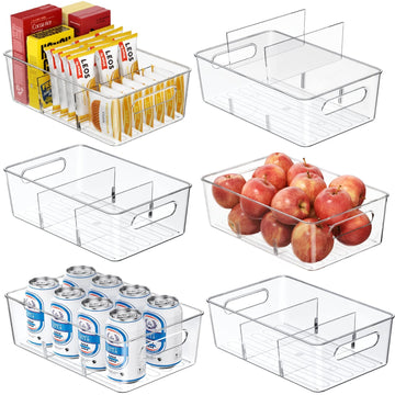 Pantry Organizers and Storage, Clear Fridge Organizer Bins