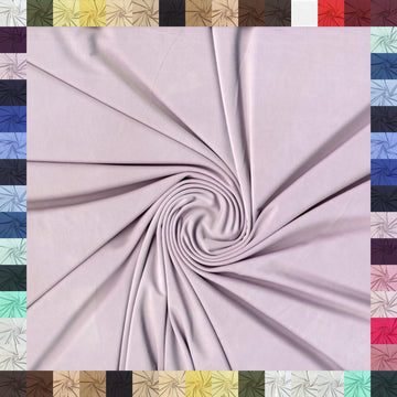 Venezia Two-Way Stretch Jersey Knit - Buttery-Soft Matte Fabric Cut to Length for Sewing and Draping - Dusty Lilac