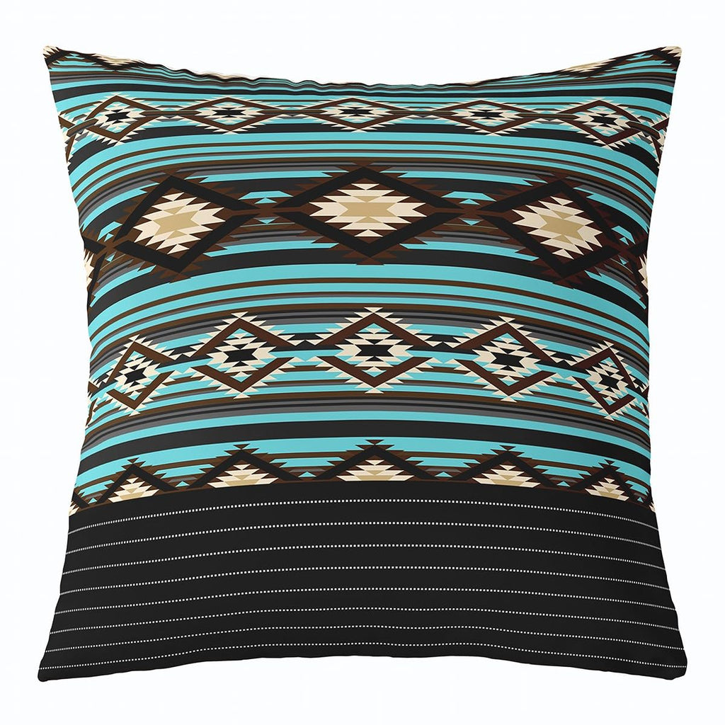Southwestern Geometric Throw Pillow Covers Soft 18" x 18"