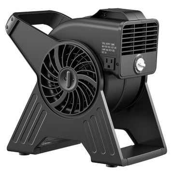 Blower Fan, 13 in Portable Utility Floor Fan, 300 CFM, 3 Speeds, Multi-Angle Airflow, Lightweight Portable High